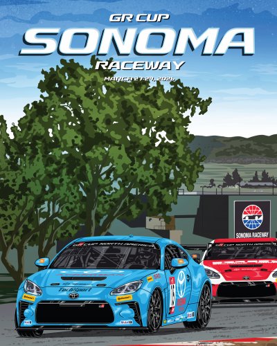 Sonoma Raceway poster