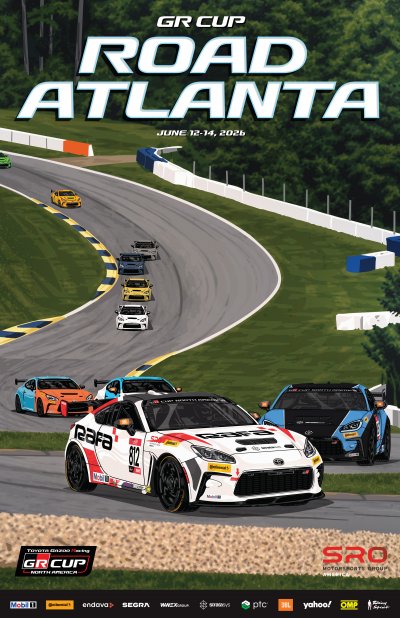 Michelin Raceway Road Atlanta poster