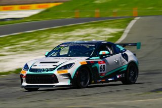 #68 Toyota GR86 of Smooge Racing, driven by Mia Lovell, Toyota Gazoo Racing GR Cup of North America SRO America, Sonoma Raceway, Sonoma California, April 2023
 | ©Copyright: Frederick Hardy II 2023

All rights reserved. No Usage Without Permission
