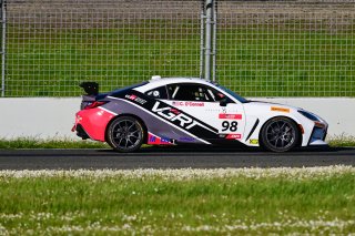 #98 Toyota GR86 of VGRT, driven by Canaan O'Connell, Toyota Gazoo Racing GR Cup of North America SRO America, Sonoma Raceway, Sonoma California, April 2023
 | ©Copyright: Frederick Hardy II 2023

All rights reserved. No Usage Without Permission