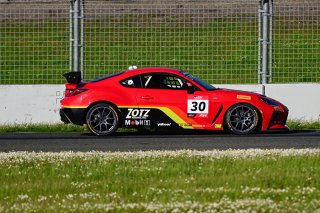 #30 Toyota GR86 of Zotz Racing, driven by Alex Garcia, Toyota Gazoo Racing GR Cup of North America SRO America, Sonoma Raceway, Sonoma California, April 2023
 | ©Copyright: Frederick Hardy II 2023

All rights reserved. No Usage Without Permission
