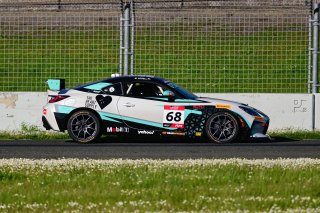 #68 Toyota GR86 of Smooge Racing, driven by Mia Lovell, Toyota Gazoo Racing GR Cup of North America SRO America, Sonoma Raceway, Sonoma California, April 2023
 | ©Copyright: Frederick Hardy II 2023

All rights reserved. No Usage Without Permission