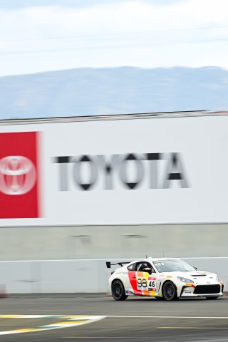 #46 Toyota GR86 of Lucas Racing, driven by Lucas Weisenberg, Toyota Gazoo Racing GR Cup of North America SRO America, Sonoma Raceway, Sonoma California, April 2023
 | ©Copyright: Frederick Hardy II 2023

All rights reserved. No Usage Without Permission