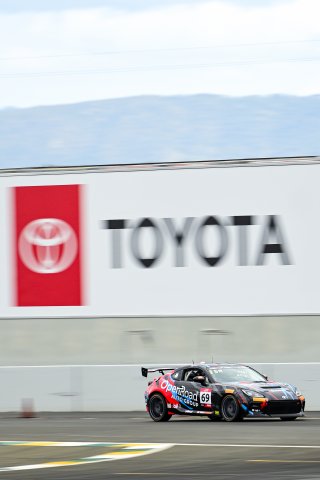 #69 Toyota GR86 of Open Road Racing, driven by Adam Isman, Toyota Gazoo Racing GR Cup of North America SRO America, Sonoma Raceway, Sonoma California, April 2023
 | ©Copyright: Frederick Hardy II 2023

All rights reserved. No Usage Without Permission