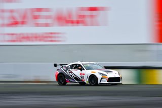 #98 Toyota GR86 of VGRT, driven by Canaan O'Connell, Toyota Gazoo Racing GR Cup of North America SRO America, Sonoma Raceway, Sonoma California, April 2023
 | &copy;Copyright: Frederick Hardy II 2023

All rights reserved. No Usage Without Permission