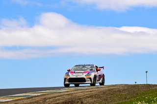 #55 Toyota GR86 of TechSport Racing, driven by Spike Kohlbecker, Toyota Gazoo Racing GR Cup of North America SRO America, Sonoma Raceway, Sonoma California, April 2023
 | ©Copyright: Frederick Hardy II 2023

All rights reserved. No Usage Without Permission