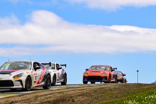 #28 Toyota GR86 of McCumbee McAleer Racing, driven by Justin Piscitelli, Toyota Gazoo Racing GR Cup of North America, #10 Toyota GR86 of PJM / VGRT, driven by Mark Pombo, Toyota Gazoo Racing GR Cup of North America SRO America, Sonoma Raceway, Sonoma Cali | ©Copyright: Frederick Hardy II 2023

All rights reserved. No Usage Without Permission