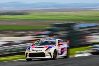 #55 Toyota GR86 of TechSport Racing, driven by Spike Kohlbecker, Toyota Gazoo Racing GR Cup of North America SRO America, Sonoma Raceway, Sonoma California, April 2023
 | ©Copyright: Frederick Hardy II 2023

All rights reserved. No Usage Without Permission
