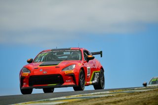 #30 Toyota GR86 of Zotz Racing, driven by Alex Garcia, Toyota Gazoo Racing GR Cup of North America SRO America, Sonoma Raceway, Sonoma California, April 2023
 | ©Copyright: Frederick Hardy II 2023

All rights reserved. No Usage Without Permission