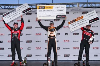 #57 Toyota GR86 of Copeland Motorsports, driven by Tyler Gonzalez, Toyota Gazoo Racing GR Cup of North America, #5 Toyota GR86 of TechSport, driven by Gresham Wagner, #55 Toyota GR86 of TechSport Racing, driven by Spike Kohlbecker, Toyota Gazoo Racing GR  | &copy;Copyright: Frederick Hardy II 2023

All rights reserved. No Usage Without Permission