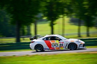 #46 Toyota GR86 of Lucas Racing, driven by Lucas Weisenberg, Toyota Gazoo Racing GR Cup of North America SRO America, Virginia International Raceway, Alton, Virginia, June 2023
 | ©Copyright: Frederick Hardy II / SRO 2023/  

All rights reserved. No Usage Without Permission