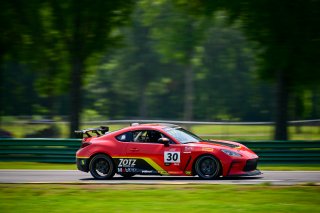 #30 Toyota GR86 of Zotz Racing, driven by Alex Garcia, Toyota Gazoo Racing GR Cup of North America SRO America, Virginia International Raceway, Alton, Virginia, June 2023
 | ©Copyright: Frederick Hardy II / SRO 2023/  

All rights reserved. No Usage Without Permission