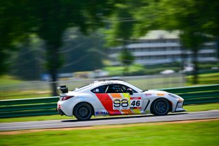 #46 Toyota GR86 of Lucas Racing, driven by Lucas Weisenberg, Toyota Gazoo Racing GR Cup of North America SRO America, Virginia International Raceway, Alton, Virginia, June 2023
 | ©Copyright: Frederick Hardy II / SRO 2023/  

All rights reserved. No Usage Without Permission