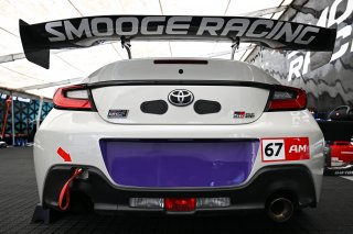 #67 Toyota GR86 of Smooge Racing, driven by Joey DaSilva, Toyota Gazoo Racing GR Cup of North America SRO America, Virginia International Raceway, Alton, Virginia, June 2023
 | ©Copyright: Frederick Hardy II / SRO 2023/  

All rights reserved. No Usage Without Permission