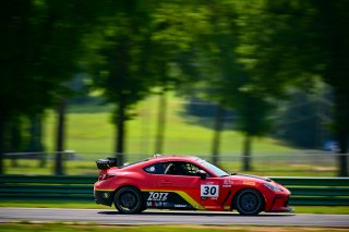 #30 Toyota GR86 of Zotz Racing, driven by Alex Garcia, Toyota Gazoo Racing GR Cup of North America SRO America, Virginia International Raceway, Alton, Virginia, June 2023
 | ©Copyright: Frederick Hardy II / SRO 2023/  

All rights reserved. No Usage Without Permission