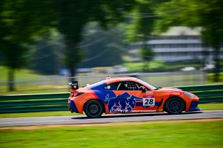 #28 Toyota GR86 of McCumbee McAleer Racing, driven by Justin Piscitelli, Toyota Gazoo Racing GR Cup of North America SRO America, Virginia International Raceway, Alton, Virginia, June 2023
 | ©Copyright: Frederick Hardy II / SRO 2023/  

All rights reserved. No Usage Without Permission