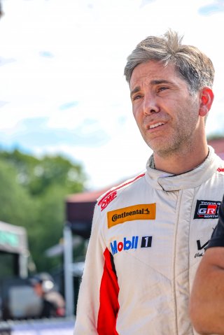 Mark Pombo, driver of the #10 PJM / VGRT Toyota GR86 Cup Car, during Race 9 at Road America on August 19, 2023. -Photo by Dave Biro
 | SRO Motorsports Group