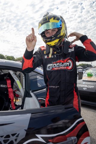 Will Rodgers, driver of the #6 Godwin Motorsports Toyota GR86 Cup Car, during Race 9 at Road America on August 19, 2023. -Photo by Zack Cramer
 | SRO Motorsports Group