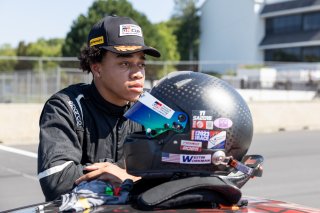 Westin Workman, driver of the #66 Smooge Racing Toyota GR86 Cup Car, during Race 9 at Road America on August 19, 2023. -Photo by Zack Cramer
 | SRO Motorsports Group