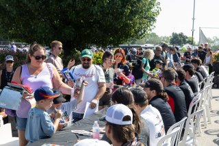 Autograph session before Race 10 at Road America on August 20, 2023. -Photo by Zack Cramer
 | TGRNA               
