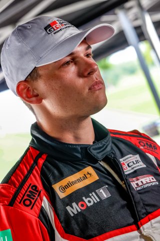 Corey Heim, driver of the #24 Nitro Motorsports Toyota GR86 Cup Car, during Race 9 at Road America on August 18, 2023. -Photo by Dave Biro
 | SRO Motorsports Group