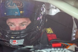 Andrew Gilleland, driver of the #80 Eagles Canyon Racing Toyota GR86 Cup Car, during Race 9 at Road America on August 18, 2023. -Photo by Dave Biro
 | SRO Motorsports Group