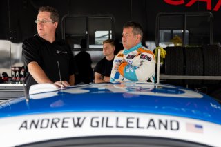 Andrew Gilleland, driver of the #80 Eagles Canyon Racing Toyota GR86 Cup Car, during Race 9 at Road America on August 18, 2023. -Photo by Zack Cramer
 | SRO Motorsports Group