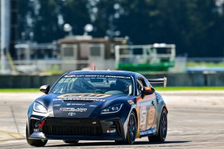 #57 Toyota GR86 of Copeland Motorsports, driven by Tyler Gonzalez, Toyota Gazoo Racing GR Cup of North America Florida, SRO America, Sebring, Sebring International Raceway, September 2023
 | ©Copyright: Frederick Hardy II / SRO 2023/  

All rights reserved. No Usage Without Permission