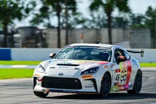#46 Toyota GR86 of Lucas Racing, driven by Lucas Weisenberg, Toyota Gazoo Racing GR Cup of North America Florida, SRO America, Sebring, Sebring International Raceway, September 2023
 | ©Copyright: Frederick Hardy II / SRO 2023/  

All rights reserved. No Usage Without Permission