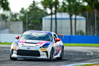 #55 Toyota GR86 of TechSport Racing, driven by Spike Kohlbecker, Toyota Gazoo Racing GR Cup of North America Florida, SRO America, Sebring, Sebring International Raceway, September 2023
 | ©Copyright: Frederick Hardy II / SRO 2023/  

All rights reserved. No Usage Without Permission