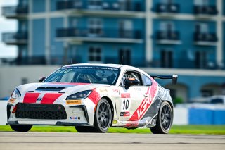 #10 Toyota GR86 of PJM / VGRT, driven by Mark Pombo, Toyota Gazoo Racing GR Cup of North America Florida, SRO America, Sebring, Sebring International Raceway, September 2023
 | ©Copyright: Frederick Hardy II / SRO 2023/  

All rights reserved. No Usage Without Permission