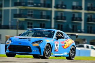 #70 Toyota GR86 of Nitro Motorsports, driven by Toni Breidinger, Toyota Gazoo Racing GR Cup of North America Florida, SRO America, Sebring, Sebring International Raceway, September 2023
 | ©Copyright: Frederick Hardy II / SRO 2023/  

All rights reserved. No Usage Without Permission
