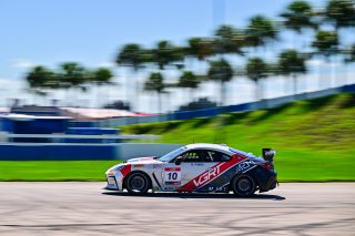 #10 Toyota GR86 of PJM / VGRT, driven by Mark Pombo, Toyota Gazoo Racing GR Cup of North America Florida, SRO America, Sebring, Sebring International Raceway, September 2023
 | ©Copyright: Frederick Hardy II / SRO 2023/  

All rights reserved. No Usage Without Permission