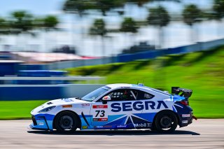 #73 Toyota GR86 of Precision Racing LA, driven by Aidan Yoder, Toyota Gazoo Racing GR Cup of North America Florida, SRO America, Sebring, Sebring International Raceway, September 2023
 | ©Copyright: Frederick Hardy II / SRO 2023/  

All rights reserved. No Usage Without Permission