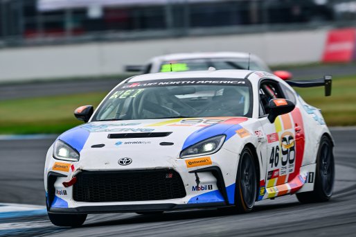 #46 Toyota GR86 of Lucas Racing, driven by Lucas Weisenberg, Toyota Gazoo Racing GR Cup of North America Indiana, Indianapolis, Indianapolis Motor Speedway, Oct. 2023, SRO America
 | ©Copyright: Frederick Hardy II / SRO 2023/  

All rights reserved. No Usage Without Permission