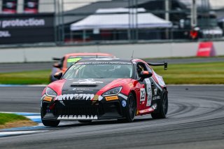 #23 Toyota GR86 of Tommy McCarthy Racing, driven by Tommy McCarthy, Toyota Gazoo Racing GR Cup of North America Indiana, Indianapolis, Indianapolis Motor Speedway, Oct. 2023, SRO America
 | ©Copyright: Frederick Hardy II / SRO 2023/  

All rights reserved. No Usage Without Permission