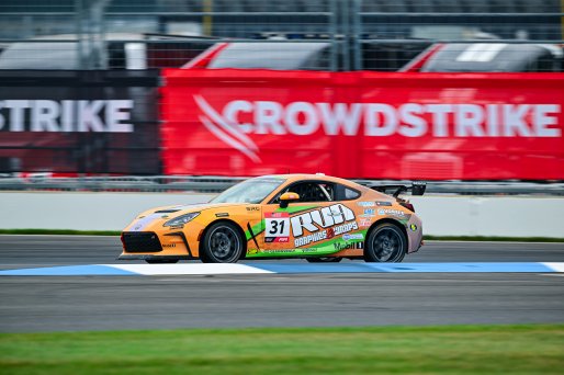 #31 Toyota GR86 of RVA Graphics Motorsports by Speed Syndicate, driven by Austin Dodge, Toyota Gazoo Racing GR Cup of North America Indiana, Indianapolis, Indianapolis Motor Speedway, Oct. 2023, SRO America
 | ©Copyright: Frederick Hardy II / SRO 2023/  

All rights reserved. No Usage Without Permission