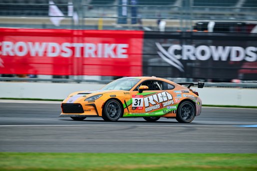 #31 Toyota GR86 of RVA Graphics Motorsports by Speed Syndicate, driven by Austin Dodge, Toyota Gazoo Racing GR Cup of North America Indiana, Indianapolis, Indianapolis Motor Speedway, Oct. 2023, SRO America
 | ©Copyright: Frederick Hardy II / SRO 2023/  

All rights reserved. No Usage Without Permission