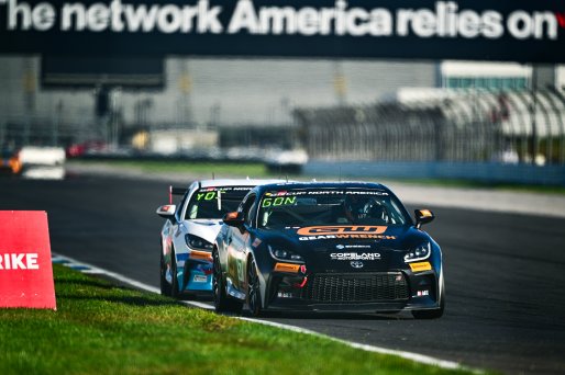 #57 Toyota GR86 of Copeland Motorsports, driven by Tyler Gonzalez, Toyota Gazoo Racing GR Cup of North America Indiana, Indianapolis, Indianapolis Motor Speedway, Oct. 2023, SRO America
 | ©Copyright: Frederick Hardy II / SRO 2023/  

All rights reserved. No Usage Without Permission