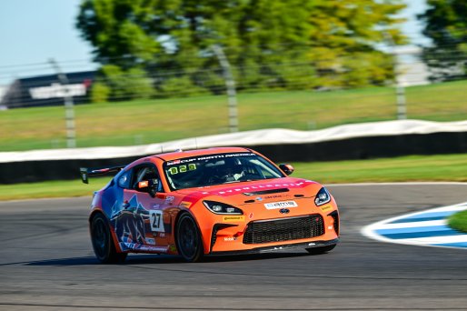 #27 Toyota GR86 of McCumbee McAleer Racing, driven by Lev Uretsky, Toyota Gazoo Racing GR Cup of North America, Indiana, Indianapolis, Indianapolis Motor Speedway, Oct. 2023, SRO America
 | ©Copyright: Frederick Hardy II / SRO 2023/  

All rights reserved. No Usage Without Permission