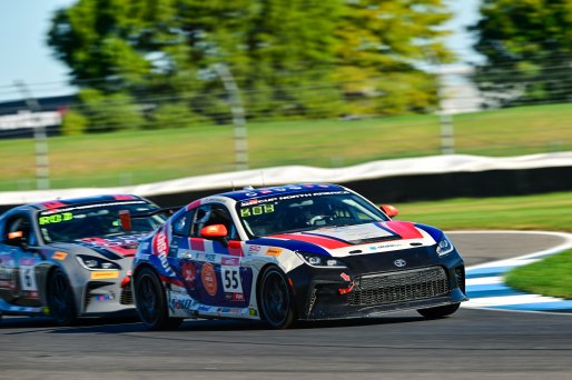 #55 Toyota GR86 of TechSport Racing, driven by Spike Kohlbecker, Toyota Gazoo Racing GR Cup of North America Indiana, Indianapolis, Indianapolis Motor Speedway, Oct. 2023, SRO America
 | ©Copyright: Frederick Hardy II / SRO 2023/  

All rights reserved. No Usage Without Permission