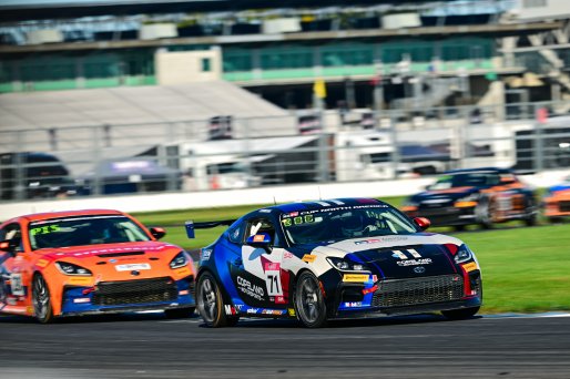 #71 Toyota GR86 of Copeland Motorsports, driven by Paul Bocuse, Toyota Gazoo Racing GR Cup of North America, Indiana, Indianapolis, Indianapolis Motor Speedway, Oct. 2023, SRO America
 | ©Copyright: Frederick Hardy II / SRO 2023/  

All rights reserved. No Usage Without Permission