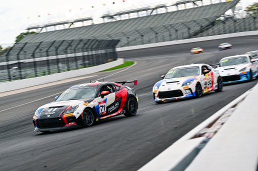#71 Toyota GR86 of Copeland Motorsports, driven by Paul Bocuse, Toyota Gazoo Racing GR Cup of North America, Indiana, Indianapolis, Indianapolis Motor Speedway, Oct. 2023, SRO America
 | ©Copyright: Frederick Hardy II / SRO 2023/  

All rights reserved. No Usage Without Permission