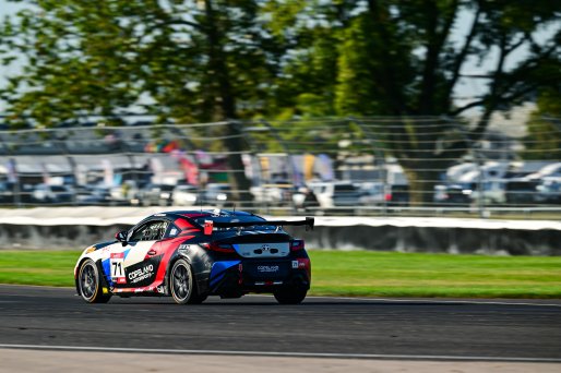 #71 Toyota GR86 of Copeland Motorsports, driven by Paul Bocuse, Toyota Gazoo Racing GR Cup of North America, Indiana, Indianapolis, Indianapolis Motor Speedway, Oct. 2023, SRO America
 | ©Copyright: Frederick Hardy II / SRO 2023/  

All rights reserved. No Usage Without Permission