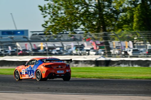 #27 Toyota GR86 of McCumbee McAleer Racing, driven by Lev Uretsky, Toyota Gazoo Racing GR Cup of North America, Indiana, Indianapolis, Indianapolis Motor Speedway, Oct. 2023, SRO America
 | ©Copyright: Frederick Hardy II / SRO 2023/  

All rights reserved. No Usage Without Permission