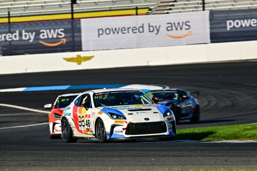 #46 Toyota GR86 of Lucas Racing, driven by Lucas Weisenberg, Toyota Gazoo Racing GR Cup of North America Indiana, Indianapolis, Indianapolis Motor Speedway, Oct. 2023, SRO America
 | ©Copyright: Frederick Hardy II / SRO 2023/  

All rights reserved. No Usage Without Permission