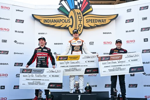 #57 Toyota GR86 of Copeland Motorsports, driven by Tyler Gonzalez, Toyota Gazoo Racing GR Cup of North America, #55 Toyota GR86 of TechSport Racing, driven by Spike Kohlbecker, #5 Toyota GR86 of TechSport, driven by Gresham Wagner, Toyota Gazoo Racing GR  | ©Copyright: Frederick Hardy II / SRO 2023/  

All rights reserved. No Usage Without Permission