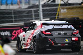 #44 Toyota GR86 of PJM / VGRT, driven by Derek Jones, Toyota Gazoo Racing GR Cup of North America Music City Grand Prix, Aug. 4-6 2023 GT America SRO
 | ©Copyright: Frederick Hardy II 2023

All rights reserved. No Usage Without Permission