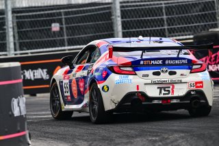 #55 Toyota GR86 of TechSport Racing, driven by Spike Kohlbecker, Toyota Gazoo Racing GR Cup of North America Music City Grand Prix, Aug. 4-6 2023 GT America SRO
 | ©Copyright: Frederick Hardy II 2023

All rights reserved. No Usage Without Permission