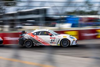#44 Toyota GR86 of Derek Jones, Am, Aug. 4-6 2023 GT America SRO, GR Cup, Music City Grand Prix, PJM/VGRT
 | www.lagunasphotography.com